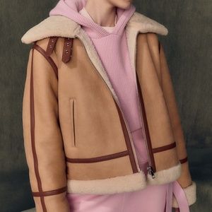 MAJE KNIT COLLAR WITH HOOD